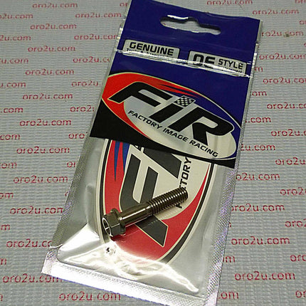 Titanium GR5 Bolt M6 x 30mm Each, Flange OD: 11mm / Hex Size: 8mm, /