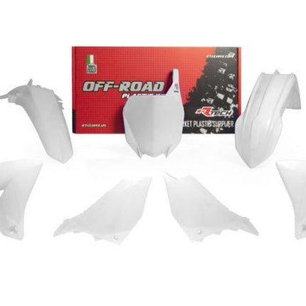 Plastic KIT/5 2022-25 YZ125/250 White, Rtech R-KITYZ0-BN0-022