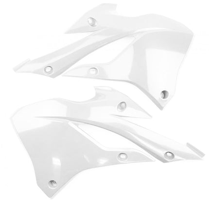 Radiator Scoops KX85/112 2022-25 White, Rtech R-CVKX0BN0022