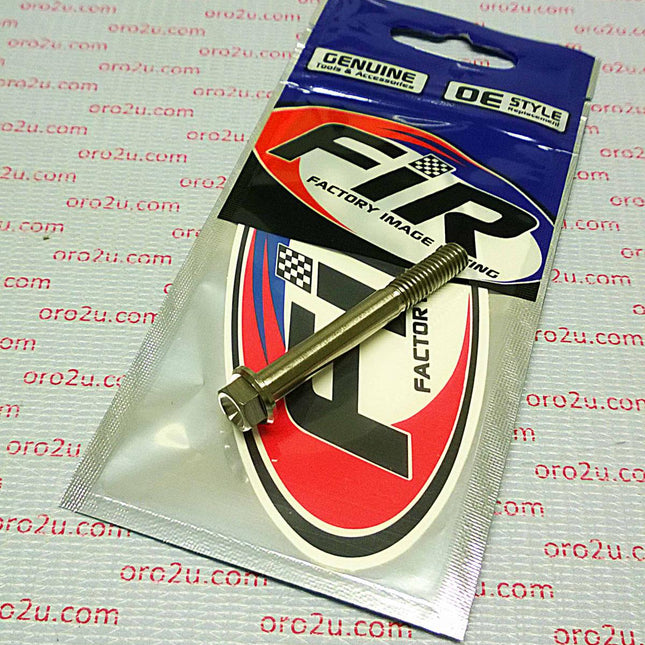 Titanium GR5 Bolt M6 x 50mm Each, Flange OD: 11mm / Hex Size: 8mm, /