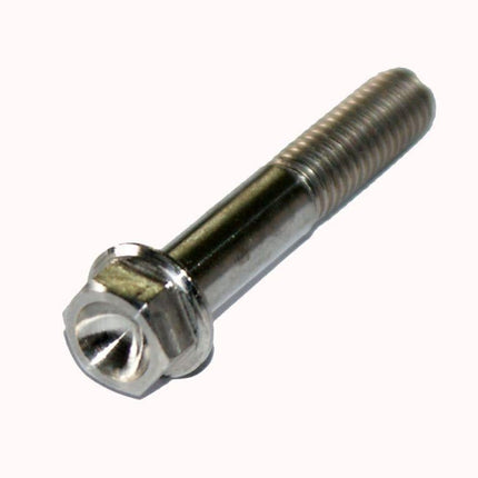 Titanium GR5 Bolt M6 x 80mm Each, Flange OD: 11mm / Hex Size: 8mm, /