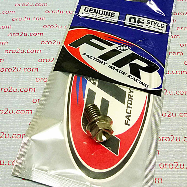 Titanium GR5 Bolt M8 x 12mm Each, Flange OD: 14mm / Hex Size: 10mm, /