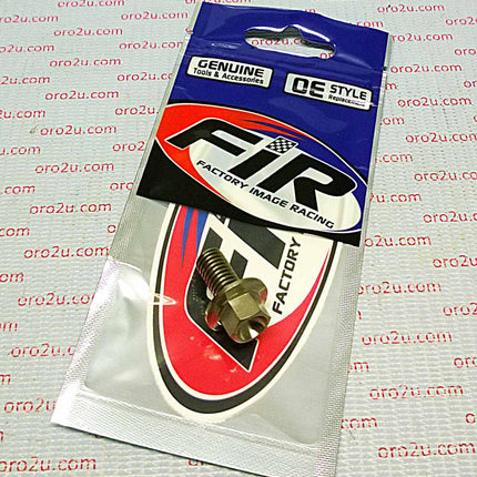 Titanium GR5 Bolt M8 x 16mm Each, Flange OD: 17mm / Hex Size: 10mm, /