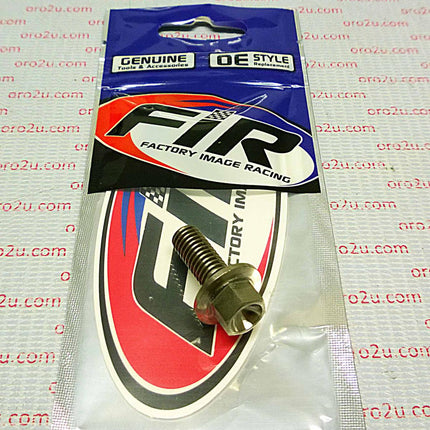 Titanium GR5 Bolt M8 x 20mm Each, Flange OD: 17mm / Hex Size: 10mm, /