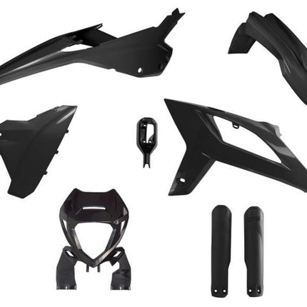 Plastic KIT/6 2020-22 Beta RR125-480 Black, Rtech R-KITBET-NR0-620