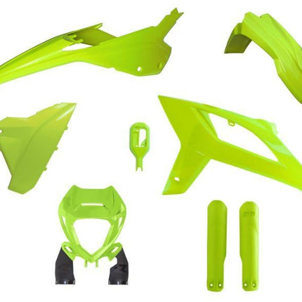 Plastic KIT/6 2020-22 Beta RR125-480 Neon Yellow, Rtech R-KITBET-GF0-620