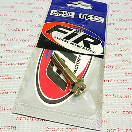 Titanium GR5 Bolt M8 x 35mm Each, Flange OD: 14mm / Hex Size: 10mm, /