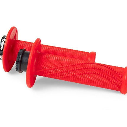 Rtech Lock On Grip Set Beta, Wave Grip Neon Red, R-MPRRFBETA20