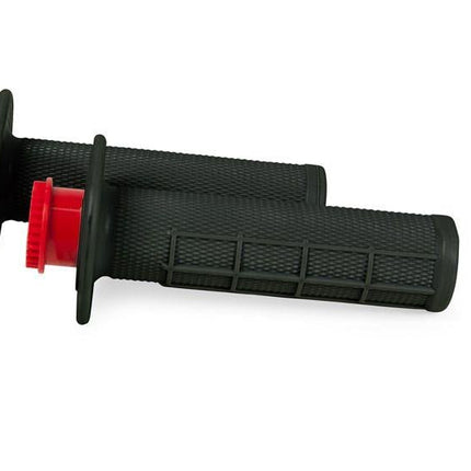 Rtech Lock On Grip Set Beta, Half Waffle Grip Black, R-MPRNRBETA21