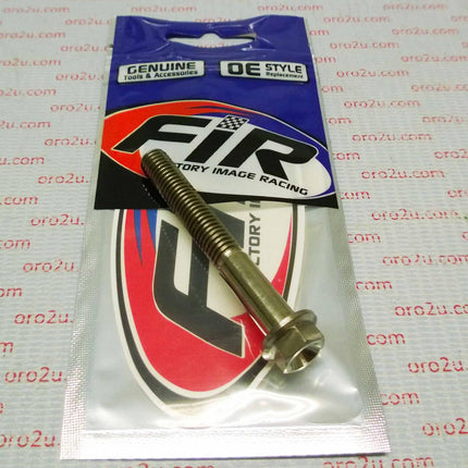 Titanium GR5 Bolt M8 x 60mm Each, Flange OD: 14mm / Hex Size: 10mm, /