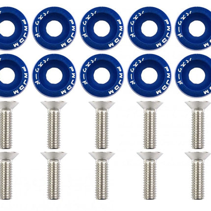 Bolt & Washer PACK-10 Blue
