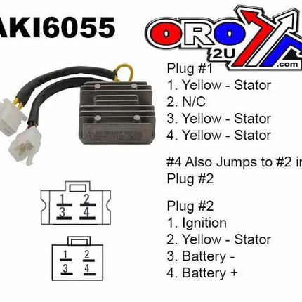 Regulator 12V KZ1300 79-80, Arrowhead AKI6055 Road