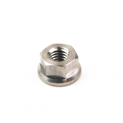 Titanium M6X1.00mm Flange Nut, Titanium Grade 5 / Each