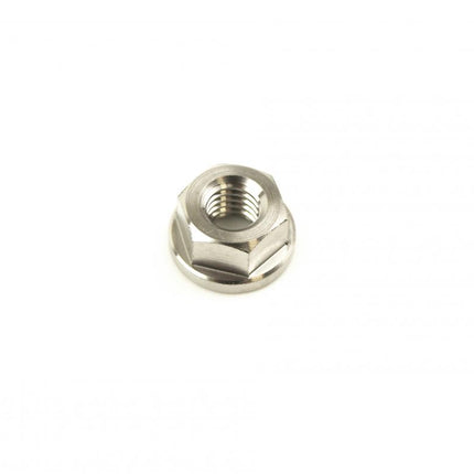 Titanium M6X1.00mm Flange Nut, Titanium Grade 5 / Each