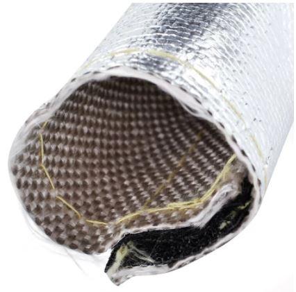 Exhaust Wrap Metallic Heat Shield Manifold Downpipe High Temperature Tape