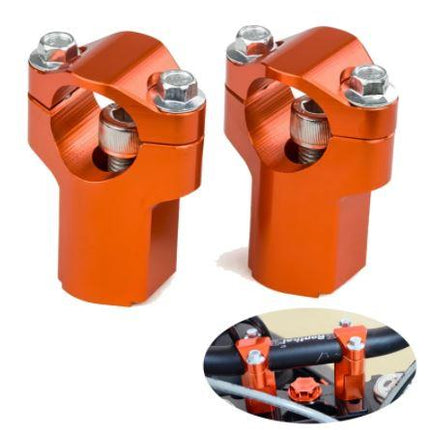 28.6mm Handlebar Clamp 52mm Risers Bar Mount In Orange for KTM Gas Gas BETA Husqvarna