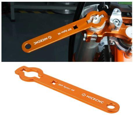 48mm WP Xplor Fork Cap Wrench, Pre load Adjuster tool KTM, 250 350 EXCF 450 EXCF 150 250 300 XCW XCWi