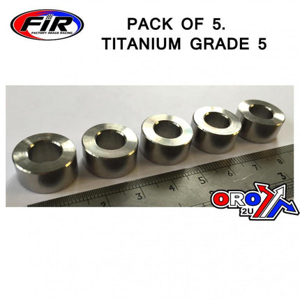 Titanium Spacer 8.50X8.00mm, Titanium Grade 5 / Pack Of 5