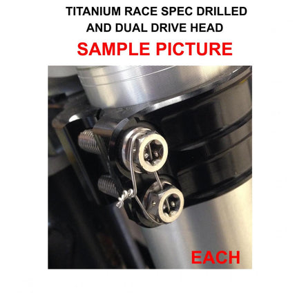 Titanium Bolt M8x40mmEACH, Grade 5 / Race Spec Dualdrive, / KTM Re: 25080406