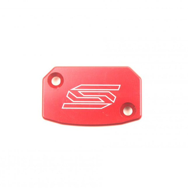 Front Brake Reservoir Cover Red 04-26 Beta Gasgas Husaberg Husqvarna KTM Sherco Triumph Scar 5801RD