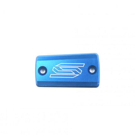 Front Brake Reservoir Cover Blue 18-21 Husqvarna Tx Te Fe Fx 125 150 250 300 350 450 501 Scar 5804B