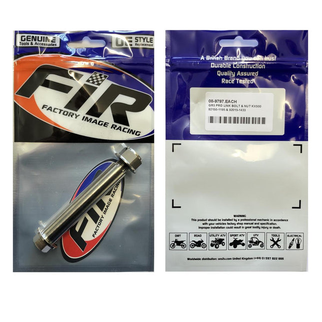 GR5 Pro Link Bolt & Nut KX500, Kdx 92150-1195 & 92015-1433