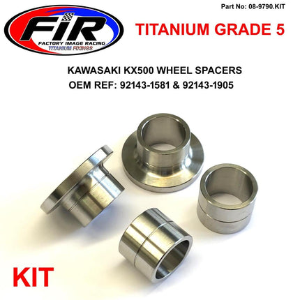 GR5 Fw & Rw Spacer Kit KX500, KX 125 250 500 / 1994>2004, 92143-1581 & 92143-1905