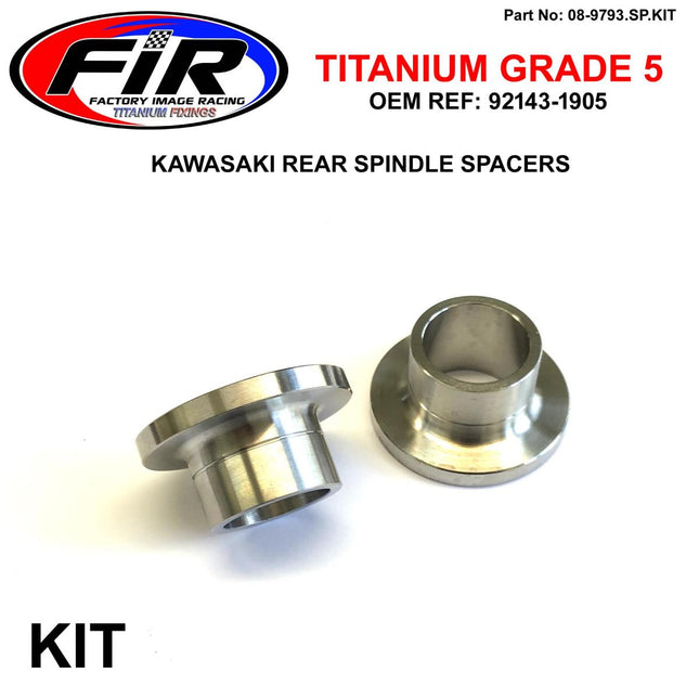 GR5 Rear Spacer Kit KX500 250 125, 92143-1905 / Rear Wheel Spacer, Factroy Image Racing 17-8240.A