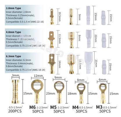 Terminals Kit 1000Pcs OEM Types