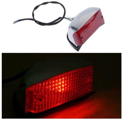 Red Taillight Brake Tail Light, Honda Rebel CA 250 CMX 250C