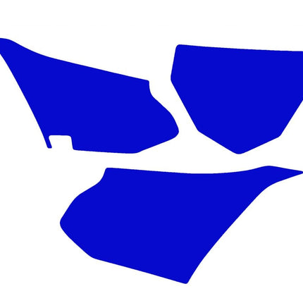Yamaha YZ85 2022-24 Pre Cuts, Blackbird 3232/70 Blue, Number Board Backgrounds