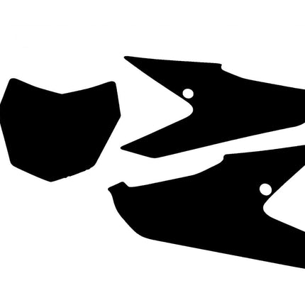 Fantic Xx 2021-2024 Pre Cuts, Blackbird 3F00/20 Black, Number Board Backgrounds