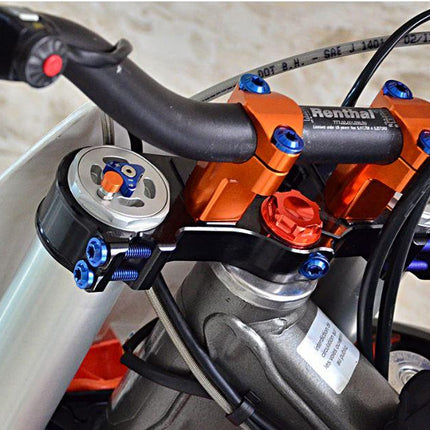 28.6mm Handlebar Clamp 52mm Risers Bar Mount In Blue for KTM Gas Gas BETA Husqvarna