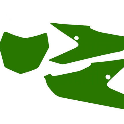Fantic Xx 2021-2024 Pre Cuts, Blackbird 3F00/30 Green, Number Board Backgrounds