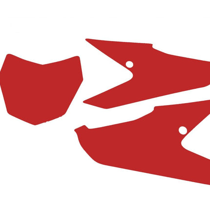 Fantic Xx 2021-2024 Pre Cuts, Blackbird 3F00/60 Red, Number Board Backgrounds