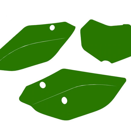 Tm 2-STROKE Enduro 22-25 Pre Cuts, Blackbird 3821/30 Green, Number Board Backgrounds