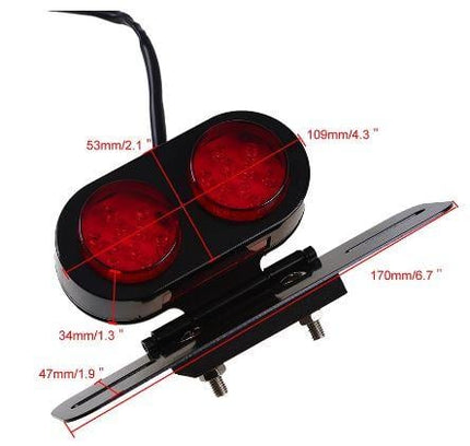 LED Tail Light And Bracket