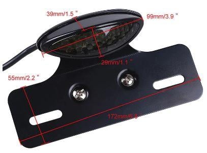 LED Tail Light And Bracket