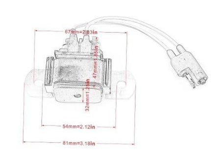 Starter Solenoid Relay, 4011087 3087198, SRS-029