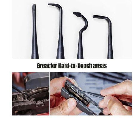 7 Pcs Detailing Cleaning Wire Brush & Nylon Pick Kit