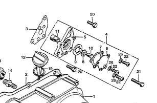 Oil Injection Pump Assy Gasket 80-94 Honda C Ct Z 50 70 R