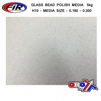 Glass Bead Polish MEDIA5kg, H10 - Media SIZE-0.180 - 0.300 / Sand Blasting Grit Media Shot Blasting