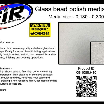 Glass Bead Polish MEDIA5kg, H10 - Media SIZE-0.180 - 0.300 / Sand Blasting Grit Media Shot Blasting