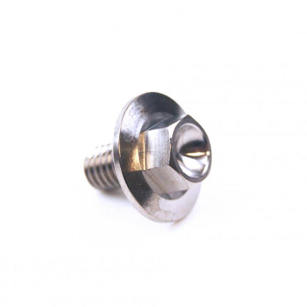 Titanium GR5 Bolt M6 x 10mm Each, Flange OD: 15.90mm / Hex Size: 8mm, / Panel Bolt Fixing Plastic