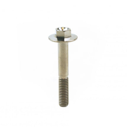 Titanium GR5 Bolt M6 x 40mm Each, Flange OD: 15.90mm / Hex Size: 8mm, / Panel Bolt Fixing Plastic