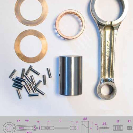 Connecting Rod Kit 95-06 KTM Dirt/road, SMC/ADVENTRUE/DUKE/LC4/LSE/RXC/SC/SXC/XC/COMP