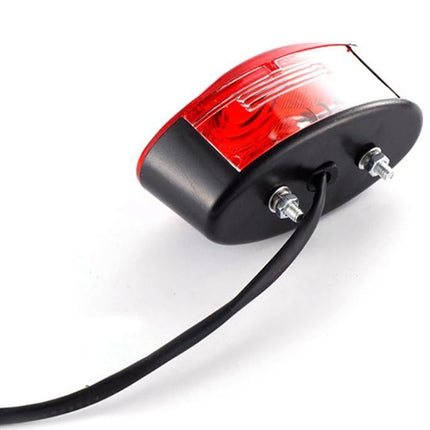 Tail Light 12V Case Black Universal