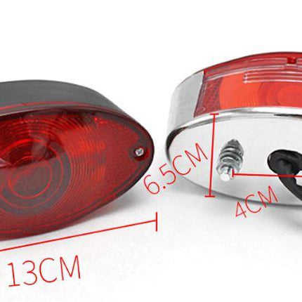 Tail Light 12V Case Black Universal