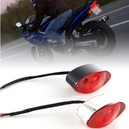 Tail Light 12V Case Black Universal