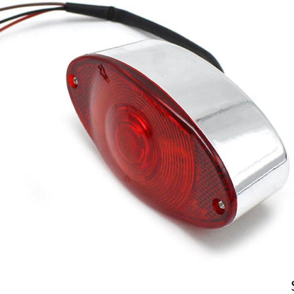 Taillight 12V Case Silver Universal